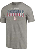 Majestic St Louis Cardinals Grey Freedom Tee