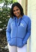 Kansas City Royals Womens Nike Vintage Full Zip Jacket - Light Blue
