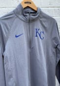 Kansas City Royals Womens Nike Core 1/4 Zip - Grey
