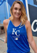 Kansas City Royals Womens Nike Velocity Racerback Tank Top - Blue