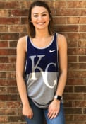 Kansas City Royals Womens Nike Tri Racer Tank Top - Blue