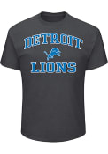 Detroit Lions Majestic Heart and Soul T Shirt - Grey