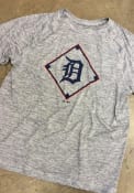 Detroit Tigers Majestic Just Getting Started T Shirt - Grey