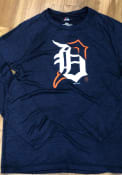 Detroit Tigers Majestic Vital To Success T-Shirt - Navy Blue