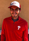 Philadelphia Phillies Majestic Practice Makes Perfect 1/4 Zip Pullover - Red