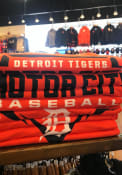 Detroit Tigers Majestic Fine Contribution T Shirt - Orange