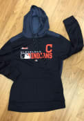 Cleveland Indians Majestic Authentic Players Hood - Navy Blue