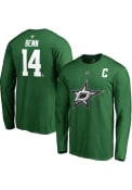 Jamie Benn Dallas Stars Name Number Long Sleeve T-Shirt - Green
