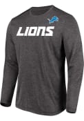 Detroit Lions Majestic Touchback T-Shirt - Grey