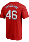 Paul Goldschmidt St Louis Cardinals Majestic Name and Number T-Shirt - Red