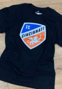 FC Cincinnati Primary Logo T Shirt - Black