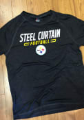 Pittsburgh Steelers Hometown Raglan T Shirt - Black