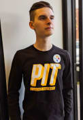 Pittsburgh Steelers Tricode Logo T Shirt - Black