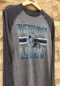 Detroit Lions Horizon Helmet Fashion T Shirt - Charcoal