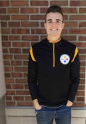 Pittsburgh Steelers Defender Mission 1/4 Zip Pullover - Black