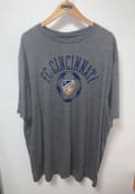 FC Cincinnati Retro Arc Fashion T Shirt - Grey