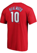 JT Realmuto Philadelphia Phillies Majestic Name and Number T-Shirt - Red