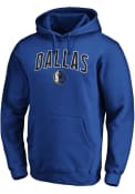 Dallas Mavericks Engage Arch Hooded Sweatshirt - Blue