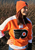 Philadelphia Flyers Lace Up Crew Fashion Sweatshirt - Orange