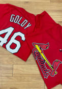 Paul Goldschmidt St Louis Cardinals Majestic Goldy T-Shirt - Red