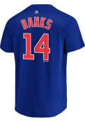 Ernie Banks Chicago Cubs Name and Number T-Shirt - Blue