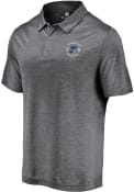St Louis Blues Line Brawl Polo Shirt - Grey