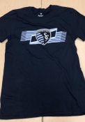 Sporting Kansas City Iconic Angular Scarf T Shirt - Navy Blue