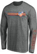 FC Cincinnati Stripe Fade T Shirt - Grey