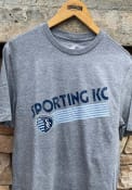 Sporting Kansas City Retro Speed Fashion T Shirt - Grey
