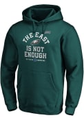 Philadelphia Eagles 2019 NFC East Champions Cover Two Hooded Sweatshirt - Midnight Green