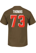 Joe Thomas Cleveland Browns R T-Shirt - Brown