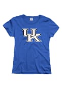 Kentucky Wildcats Womens Blue Glitzy T-Shirt