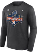 Houston Astros 2022 World Series Champions LR T Shirt - Charcoal