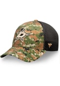 Dallas Stars Auth Pro Military Appreciation Speed Flex Flex Hat - Green