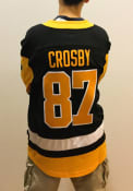 Sidney Crosby Pittsburgh Penguins Breakaway Hockey Jersey - Black