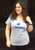 FC Cincinnati Womens Victory Arch T-Shirt - Grey