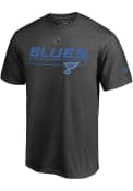St Louis Blues Pro Prime T Shirt - Charcoal