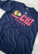 Chicago Blackhawks Pro Tricode T Shirt - Black
