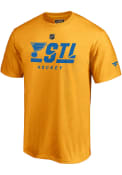 St Louis Blues Pro Tricode T Shirt - Gold
