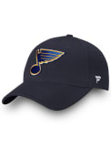 St Louis Blues Alpha Adjustable Hat - Navy Blue