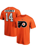 Sean Couturier Philadelphia Flyers Authentic Stack T-Shirt - Orange