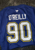 Ryan O'Reilly St Louis Blues Authentic Stack T-Shirt - Blue