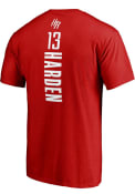 James Harden Houston Rockets Backer T-Shirt - Red