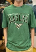 Philadelphia Eagles True Classics Triblend Tried and True Fashion T Shirt - Kelly Green