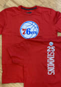 Ben Simmons Philadelphia 76ers Backer T-Shirt - Red