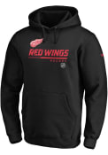 Detroit Red Wings POH Primary Hooded Sweatshirt - Black