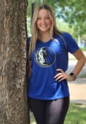 Dallas Mavericks Womens Primary V T-Shirt - Blue
