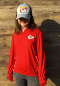 Kansas City Chiefs Iconic Clutch 1/4 Zip Pullover - Red