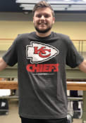 Kansas City Chiefs Sport Drop Fashion T Shirt - Charcoal