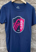 St Louis City SC Crest T Shirt - Navy Blue